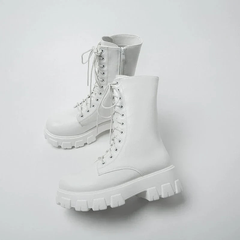 Mune | Women's Calf-High Boots with Sport Sole and Warm Lining