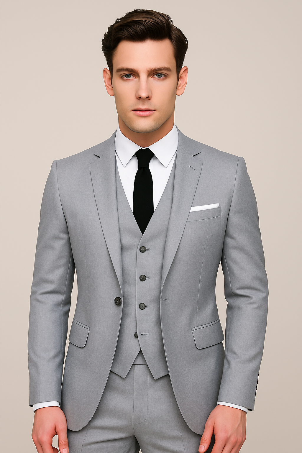 Men Spring Formal Three Piece Suit