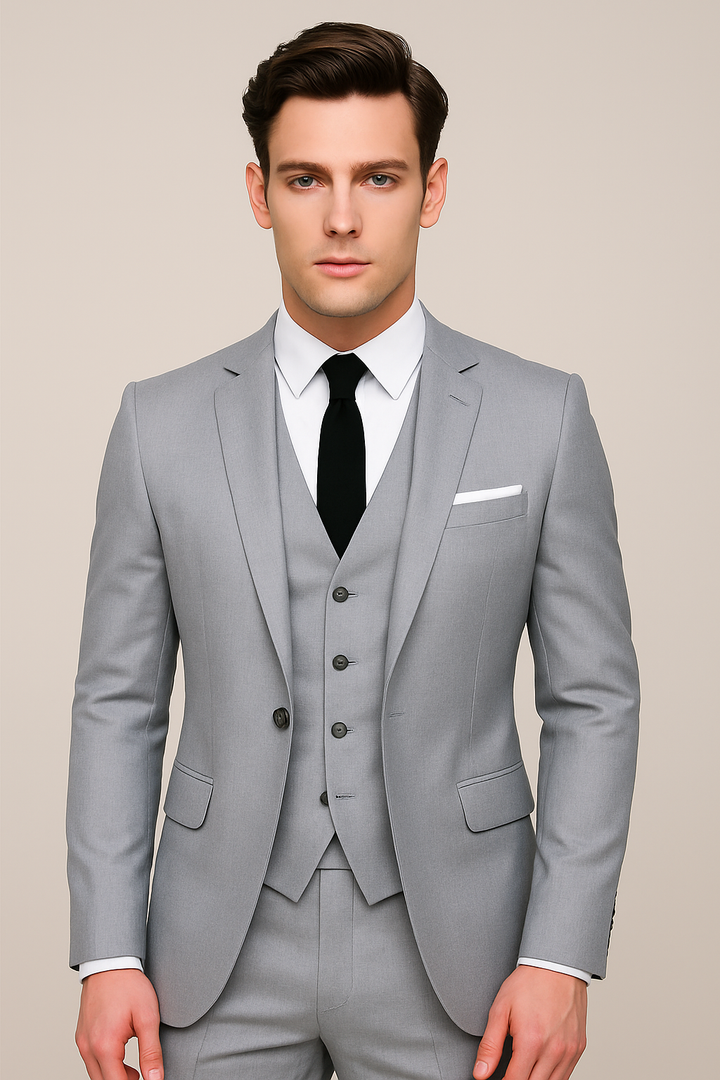 Men Spring Formal Three Piece Suit