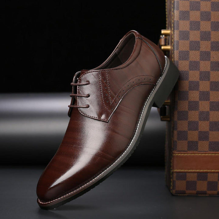 Men Classic Lace Up Formal Dress Shoes