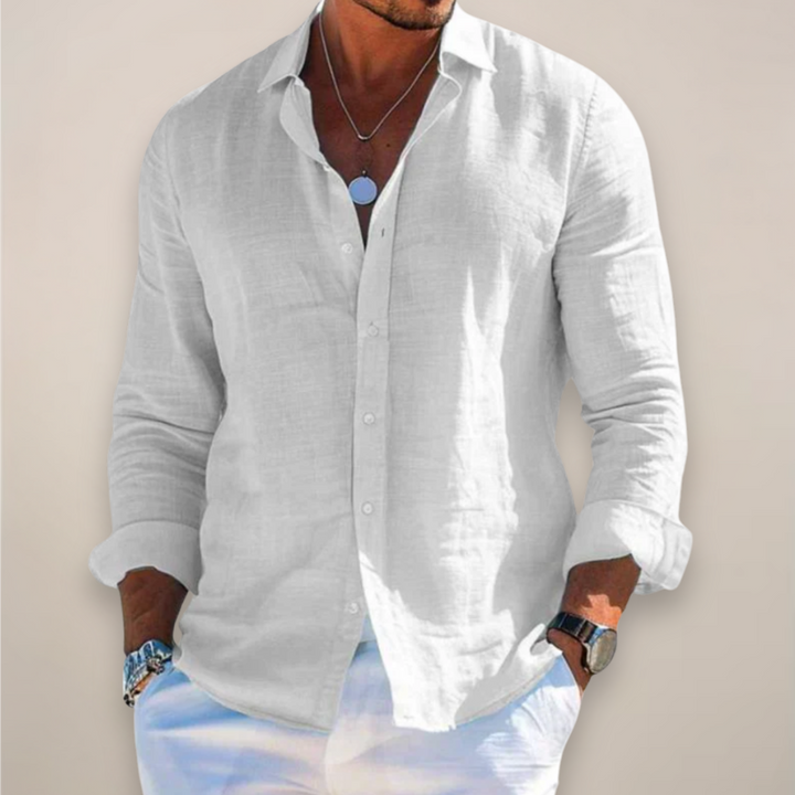 Men’s Casual Long Sleeve Button Up Shirt