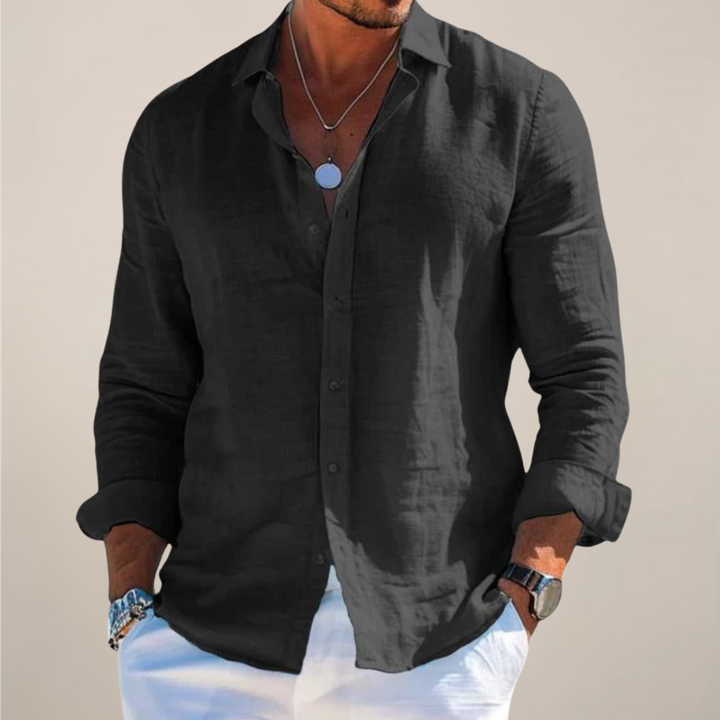 Men’s Casual Long Sleeve Button Up Shirt