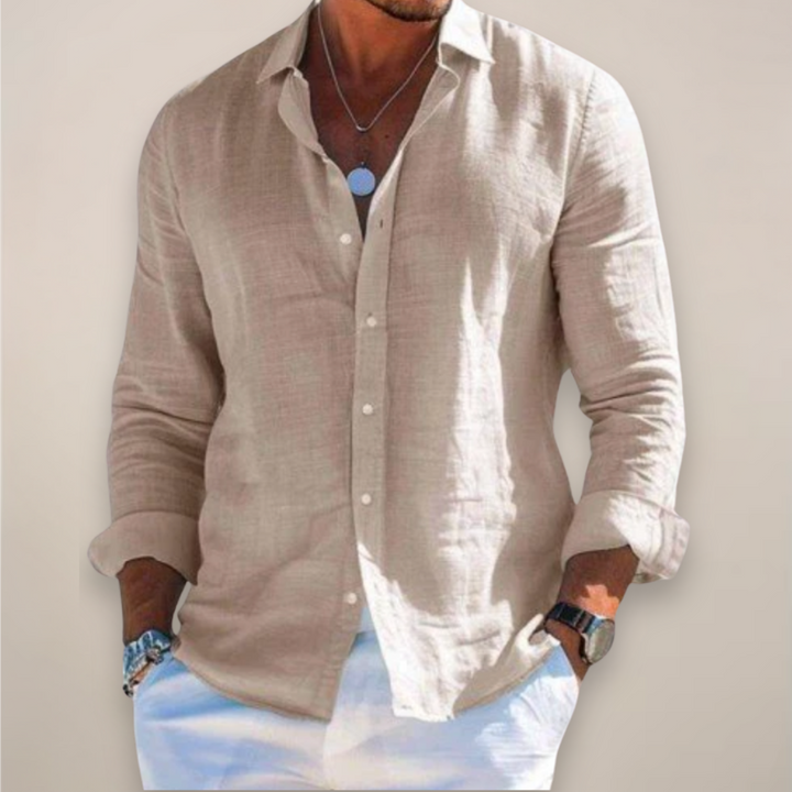 Men’s Casual Long Sleeve Button Up Shirt