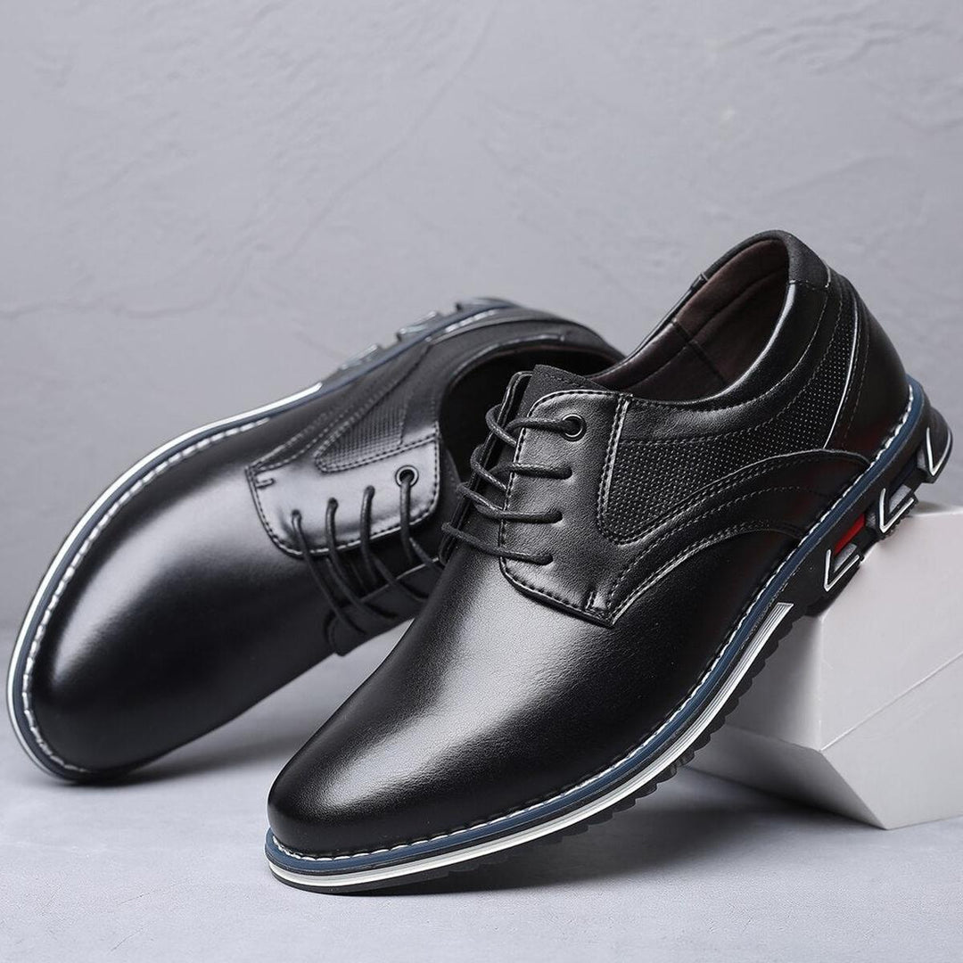 Men Lace Up Anti Slip Walking Shoes