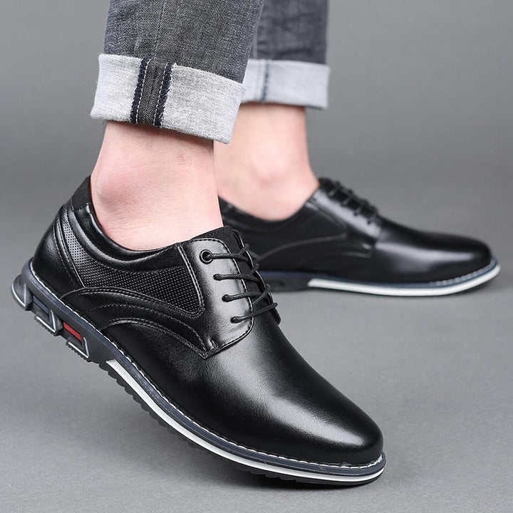 Men Lace Up Anti Slip Walking Shoes