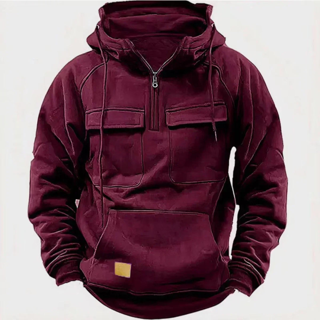 Mune | Hoodie - Comfortable & warm pullover with hood, zipper and practical pockets