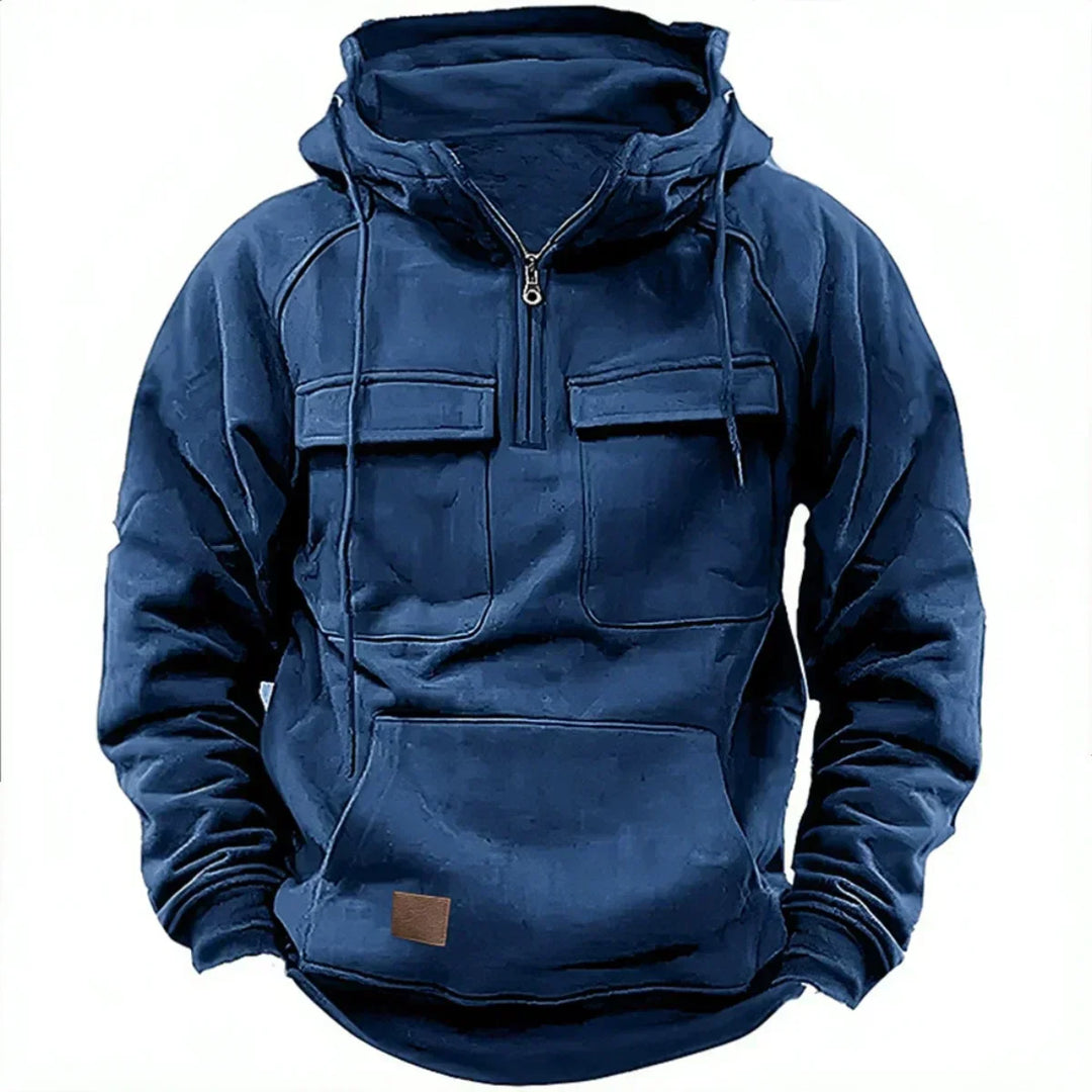 Mune | Hoodie - Comfortable & warm pullover with hood, zipper and practical pockets