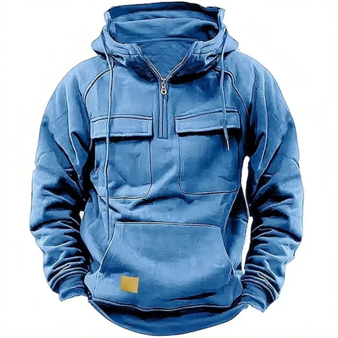 Mune | Hoodie - Comfortable & warm pullover with hood, zipper and practical pockets