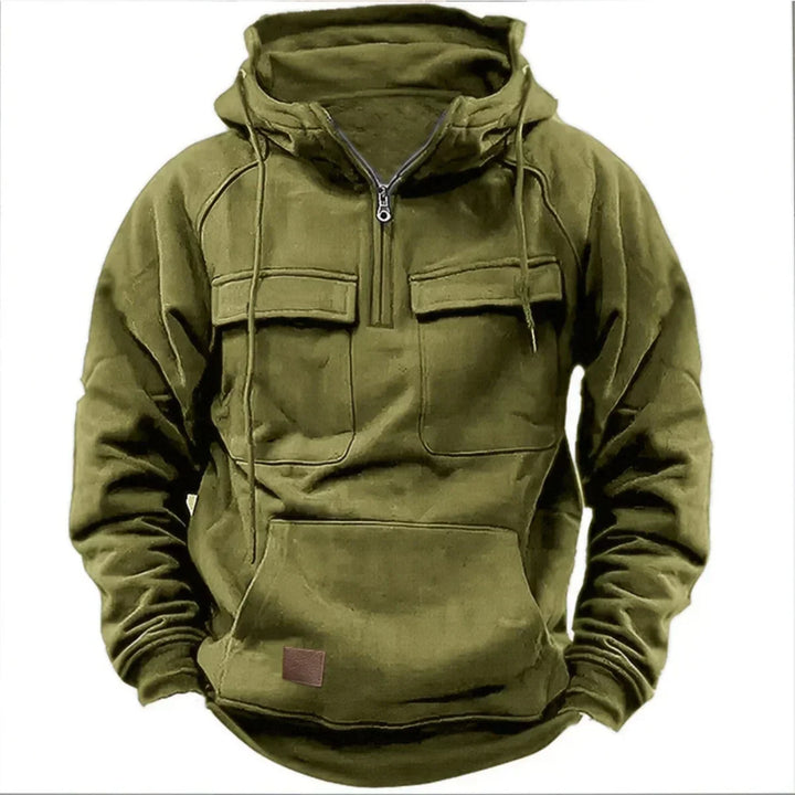 Mune | Hoodie - Comfortable & warm pullover with hood, zipper and practical pockets