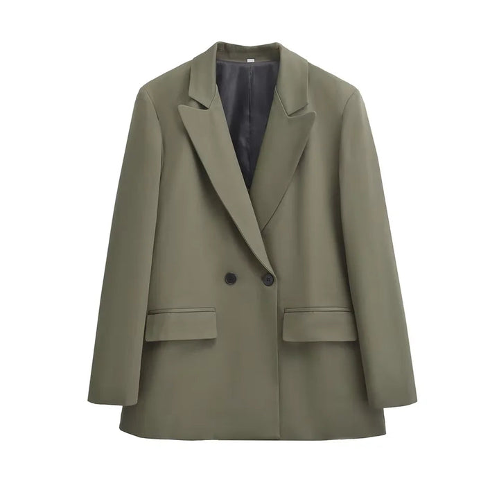Mune | Women's Blazer - Structured With Double Button Closure