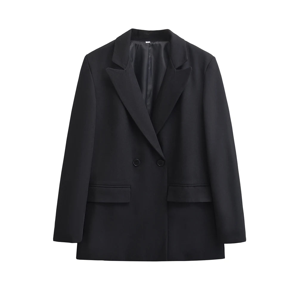 Mune | Women's Blazer - Structured With Double Button Closure