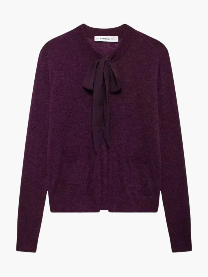 Mune | Women's Soft Knit Cardigan with Tie Belt and Practical Pockets