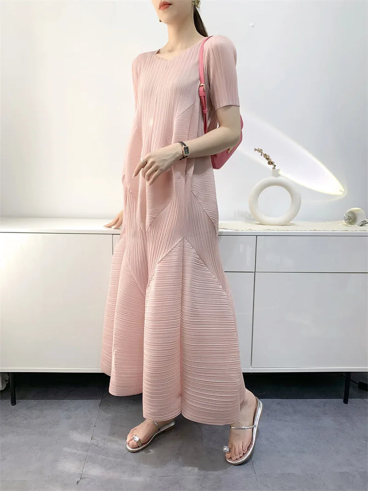 Mune | Summer dress Miyake Bubble