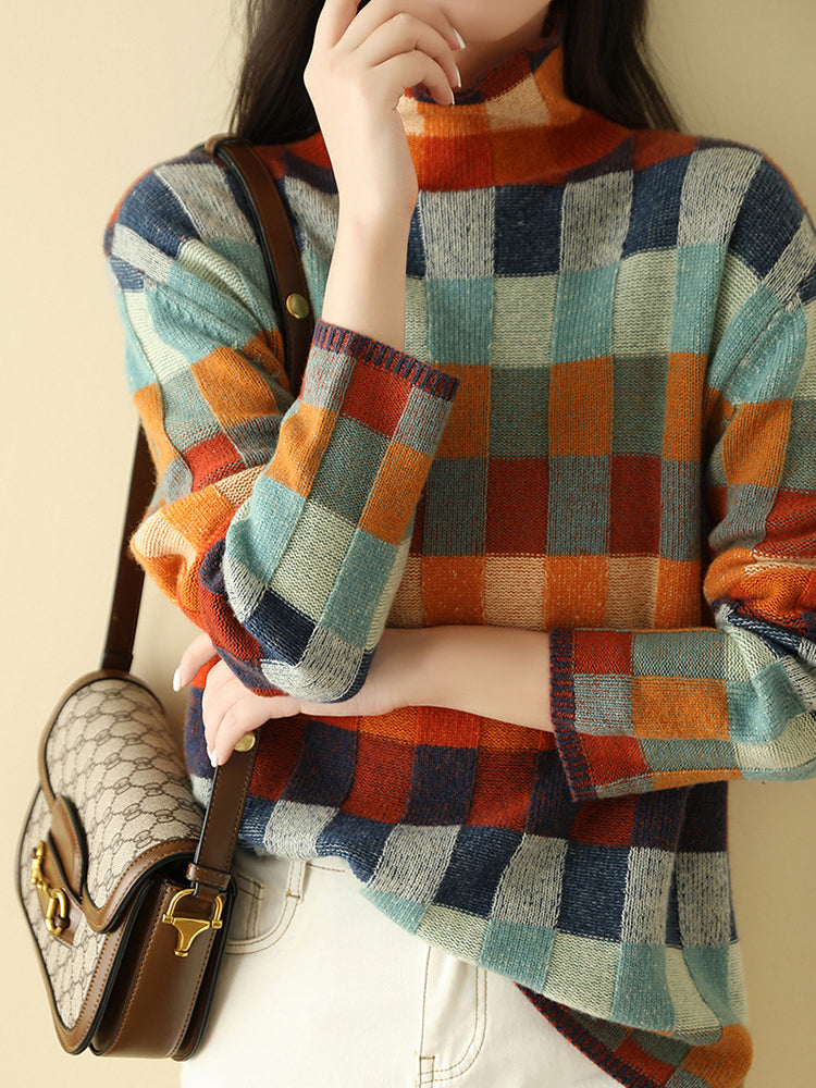 Mune | Women's turtleneck sweater made of 100% cashmere with an elegant cut
