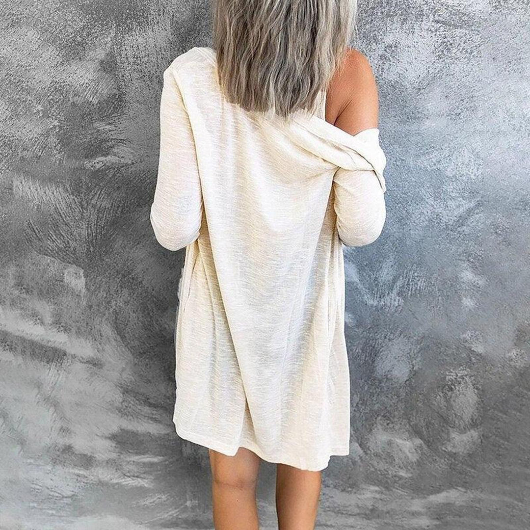 Mune | Women's Long Cardigan with Button Closure and Long Sleeves