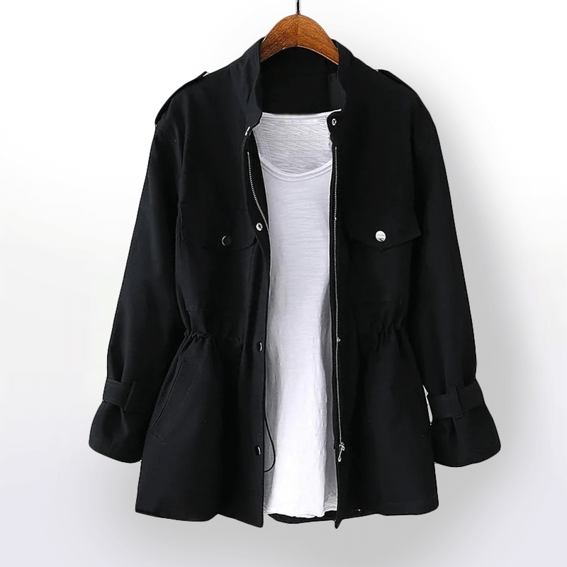 Mune | Women's Windbreaker Jacket with Pockets and Long Sleeves