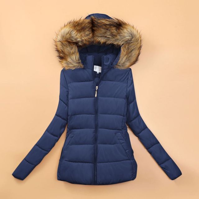 Mune | Winter Jacket with Faux Fur Collar for Women
