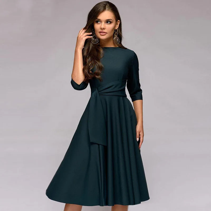 Mune | Elegant Swing Dress