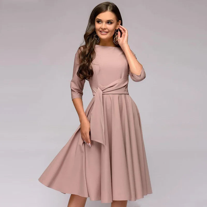 Mune | Elegant Swing Dress