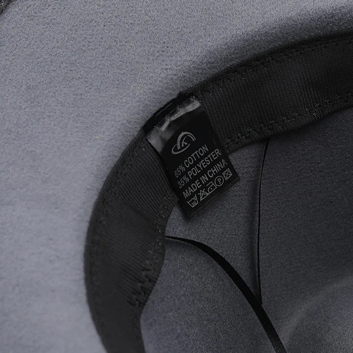Mune Fashion - Western-style felt hat with bull buckle band