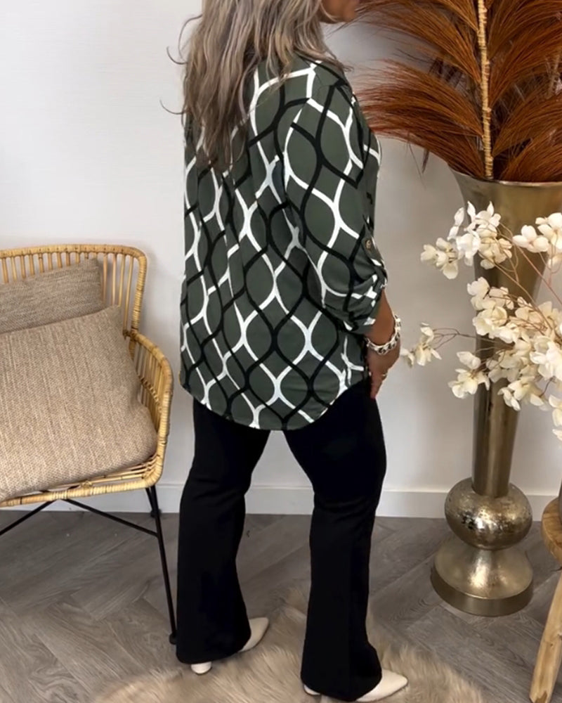 Mune | Blouse with graphic print