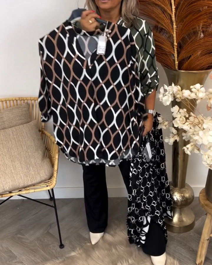 Mune | Blouse with graphic print