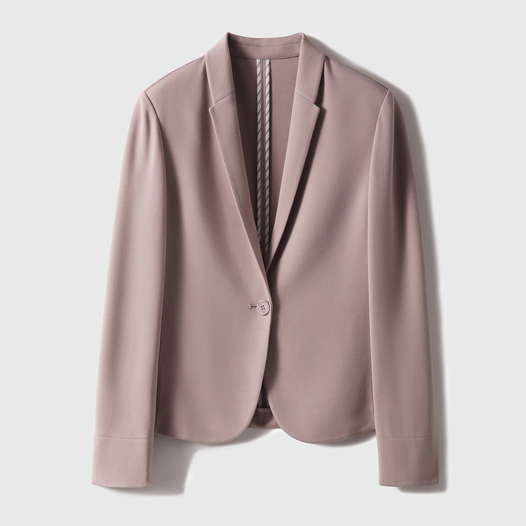 Women's Elegant Blazer with Fine Fabric Mune Fashion