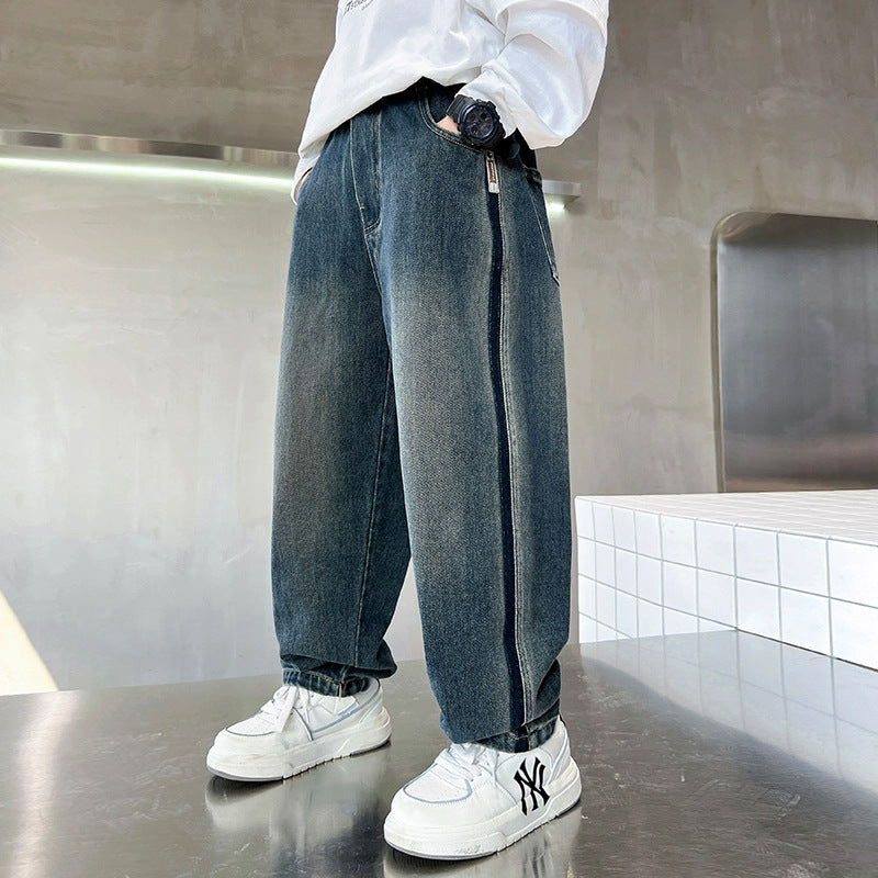 Unisex oversized Baggy Jeans with unique pocket design Mune Fashion