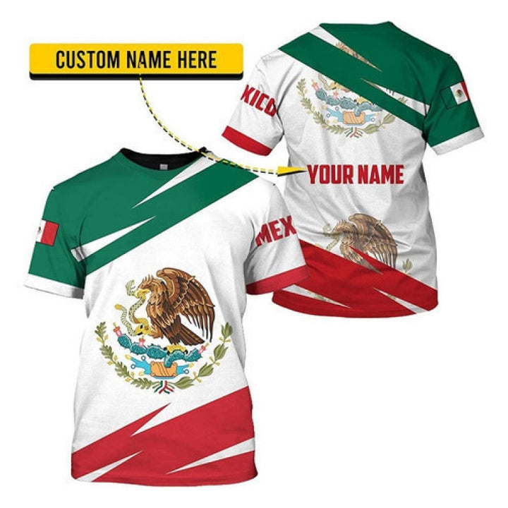 Unisex nan customizable fan jersey with back print, breathable functional fabric and Mexico crest Mune Fashion