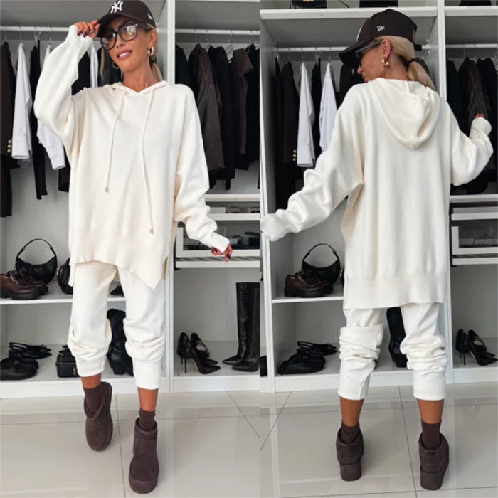 Women's oversized hoodie and tapered jogger lounge set Mune Fashion