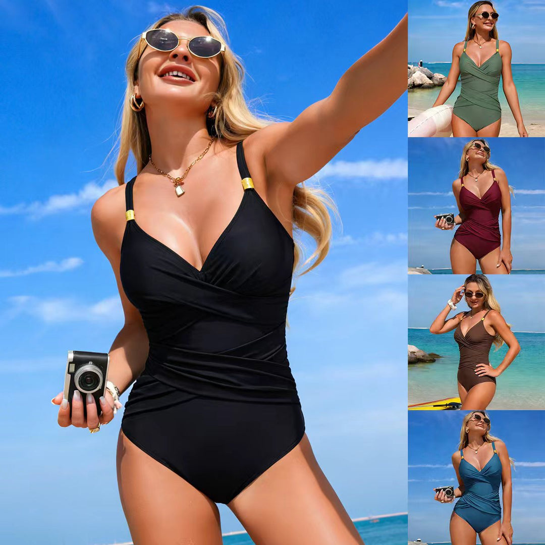 Women Wrap Swimsuit Mune Fashion