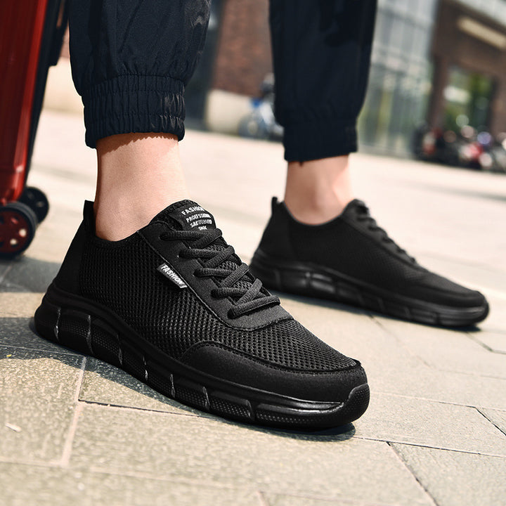 Unisex nan lightweight leisure sneakers with seamless mesh upper and viscoelastic midsole Mune Fashion