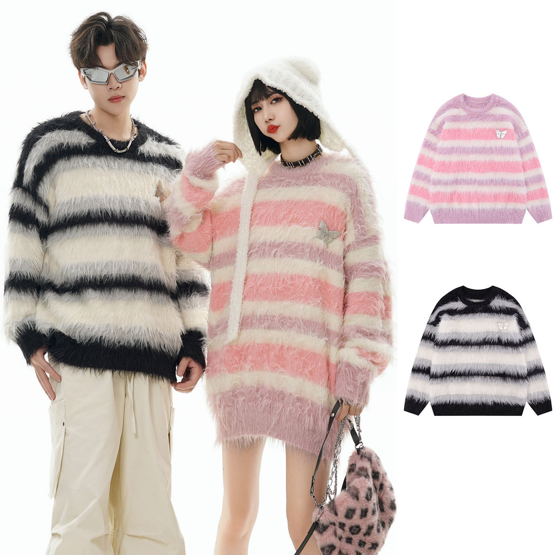 Women’s Fashionable Knitted Sweater with Animal Motif Mune Fashion