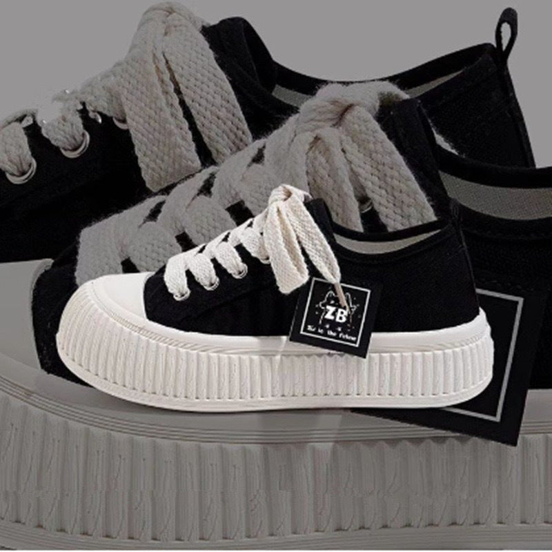 Women's sneakers with trendy platform sole and comfortable upper material Mune Fashion