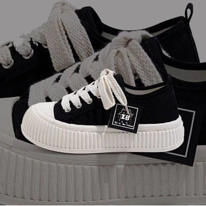 Women's sneakers with trendy platform sole and comfortable upper material Mune Fashion