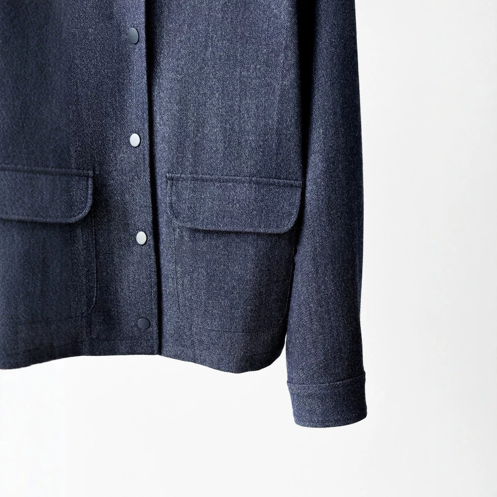 Women Fashion Jacket with Buttons and Practical Pockets Mune Fashion