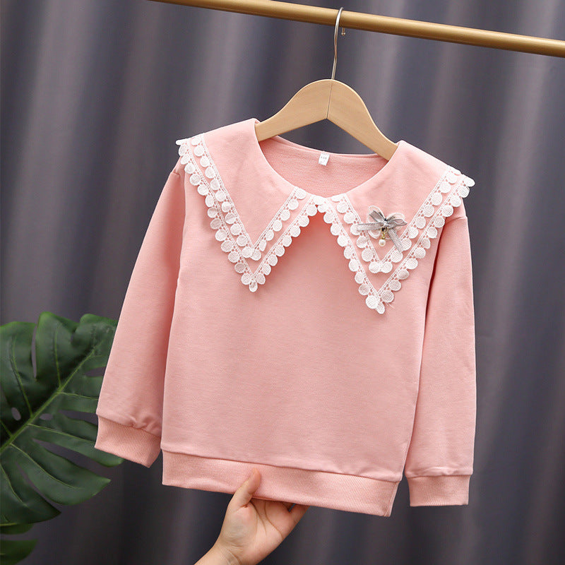 Ladies sweatshirt with wide collar Mune Fashion