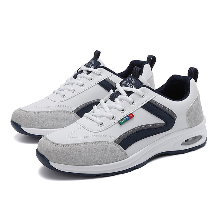 Men's urban sneaker with visible air cushion midsole, shock-absorbing cushioning foam sole and reflective accents Mune Fashion