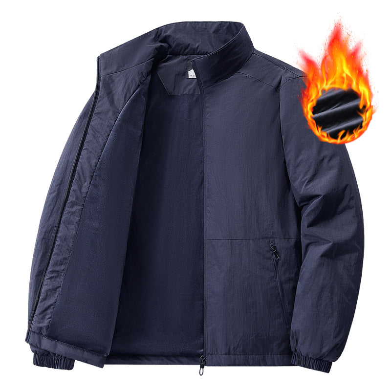 Men's transitional jacket with fleece lining Mune Fashion