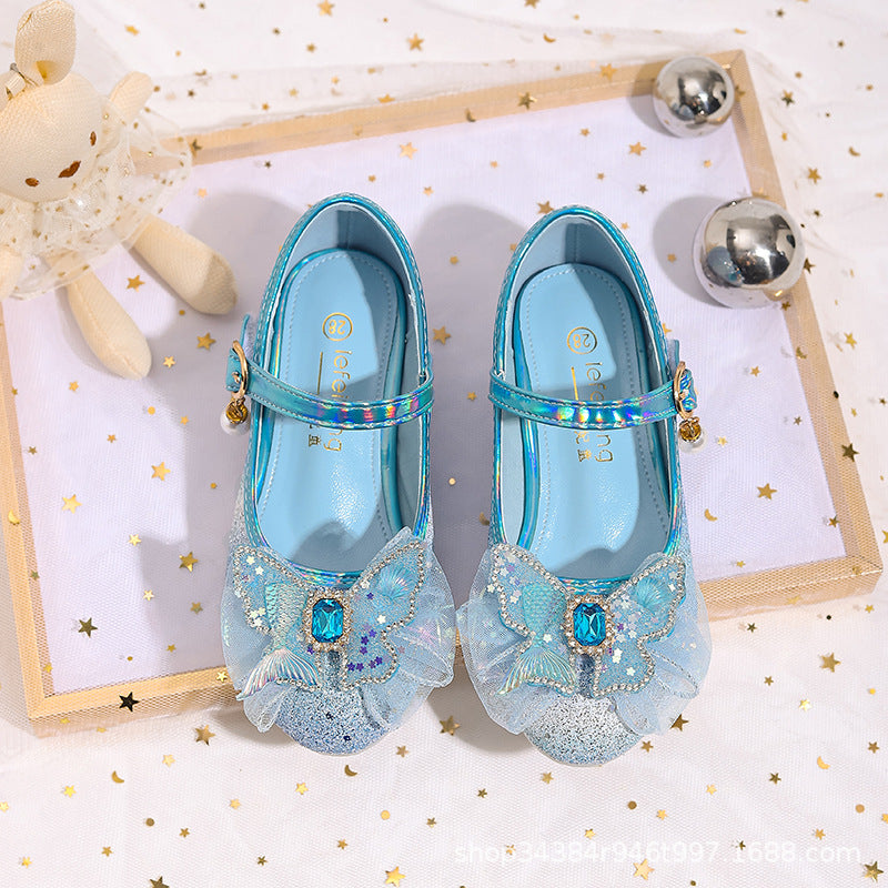 Ladies Glittering Ballet Flats with Floral Motif Mune Fashion