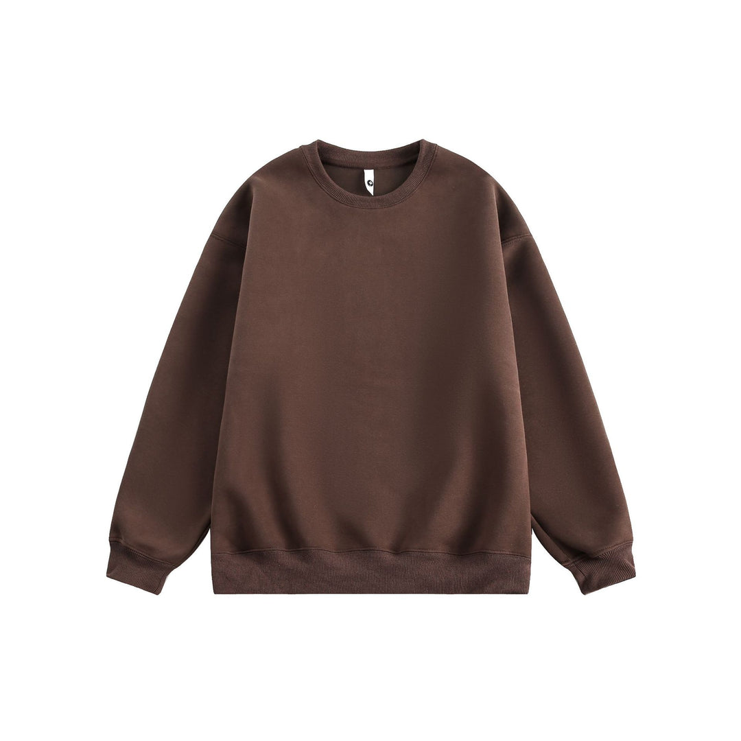 Unisex Oversize Cotton Sweatshirt with Round Neck and Wide Cuffs Mune Fashion