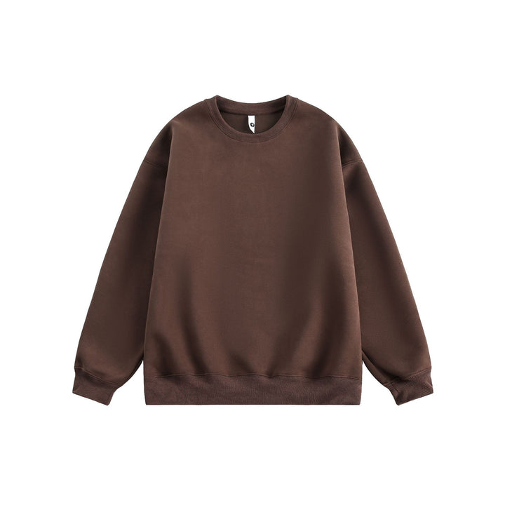 Unisex Oversize Cotton Sweatshirt with Round Neck and Wide Cuffs Mune Fashion