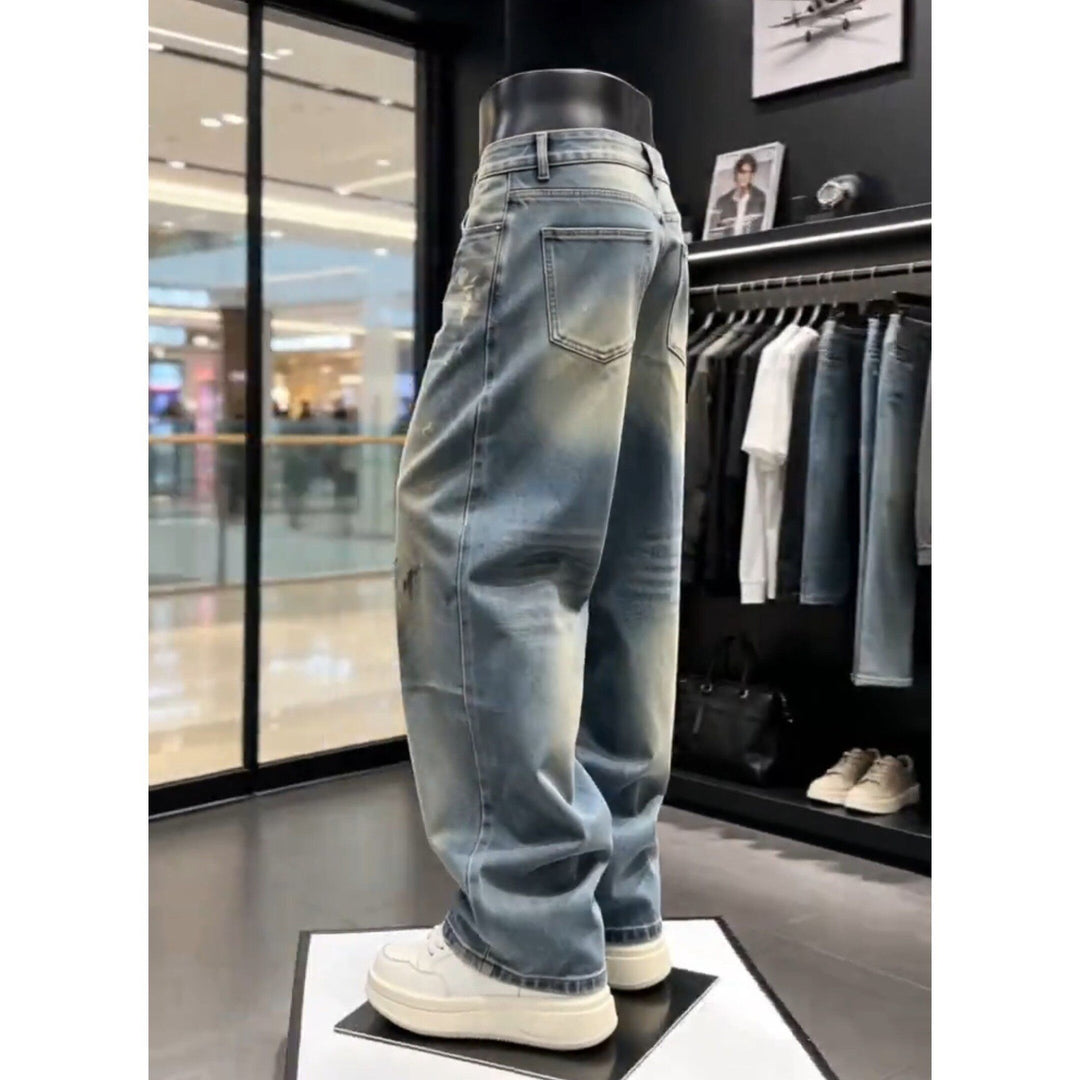 Men's Casual Vintage Jeans Mune Fashion