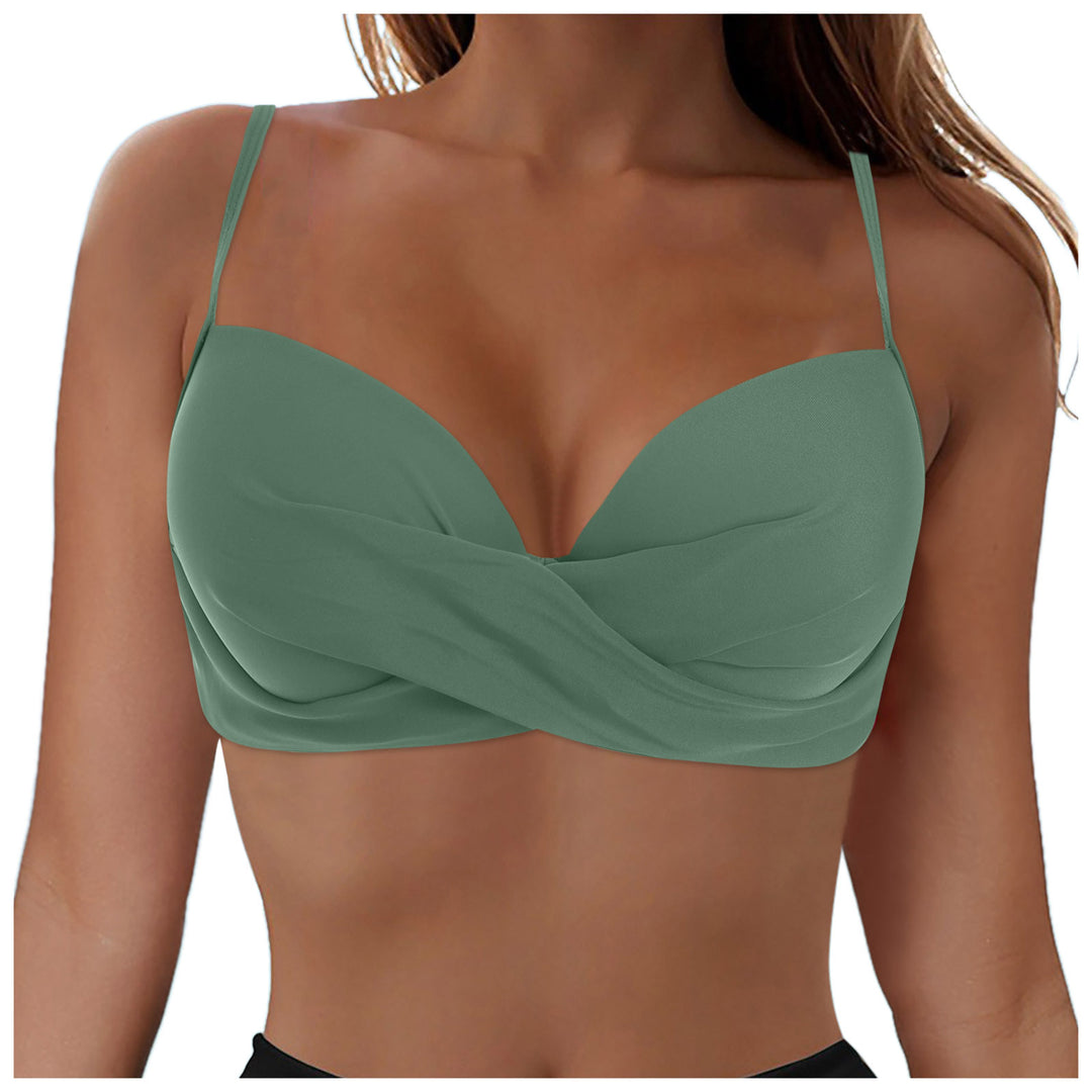 Ladies Elegant Bikini Top with Wrap Design Mune Fashion