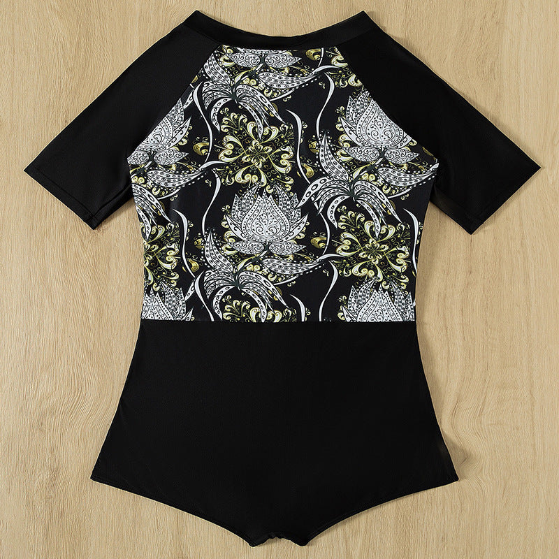 Women's Short Sleeve Swimsuit Mune Fashion