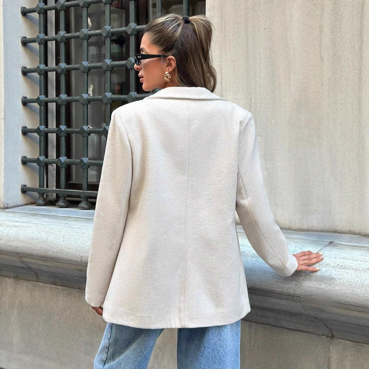 Women Fluffy and modern blazer jacket
