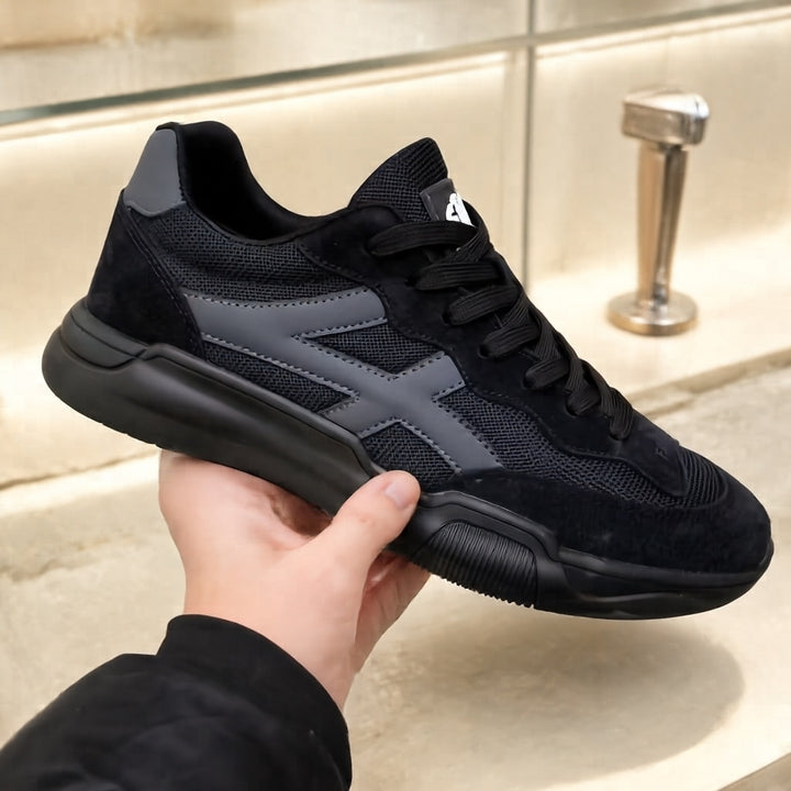 Men's Sporty Sneakers with Durable Rubber Sole Mune Fashion
