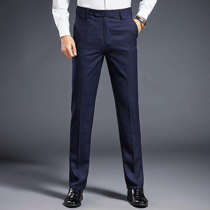 Men's formal suit trousers with crease, lightweight stretch and slim silhouette Mune Fashion
