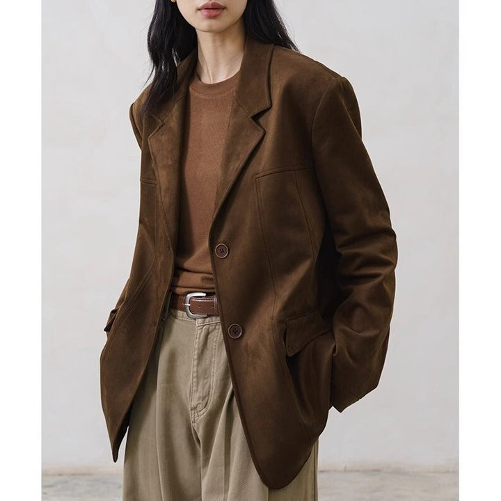 Women's Elegant and Casual Oversized Blazer Drune