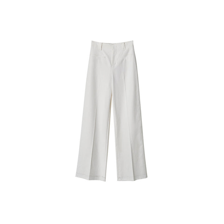 Ladies Elegant and Wide High Waist Pants Mune Fashion